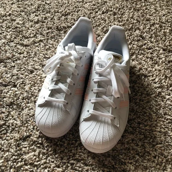 adidas gazelle silver green womens Adidas Superstar I Toddler's Shoes White/Pink